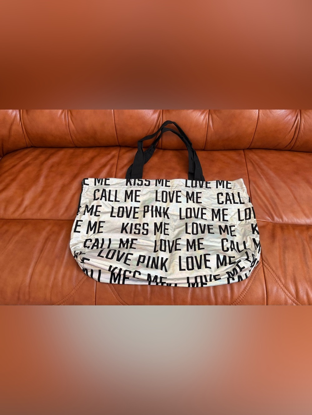 Victoria's Secret Gym Tote Bag Love Me Kiss